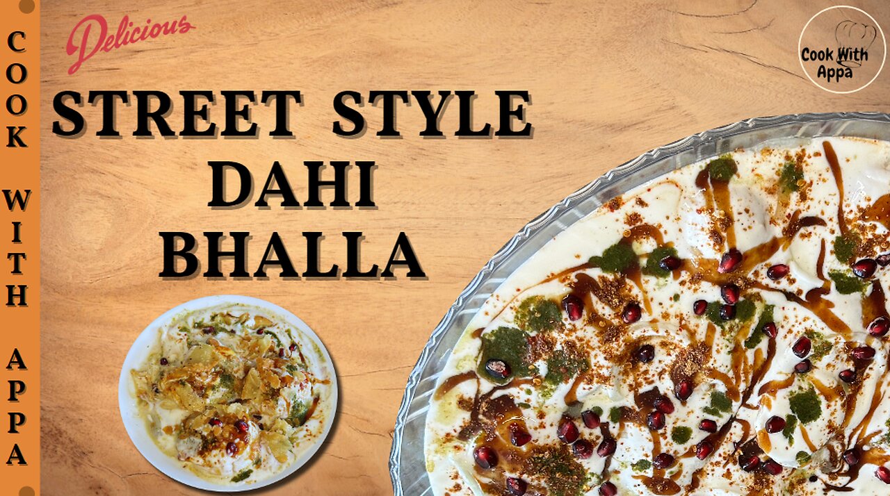 Dahi Bhalla/ Street Style Dahi Baray / Dahi Vada #homemade #deliciousfood #viralvideo #appitizer