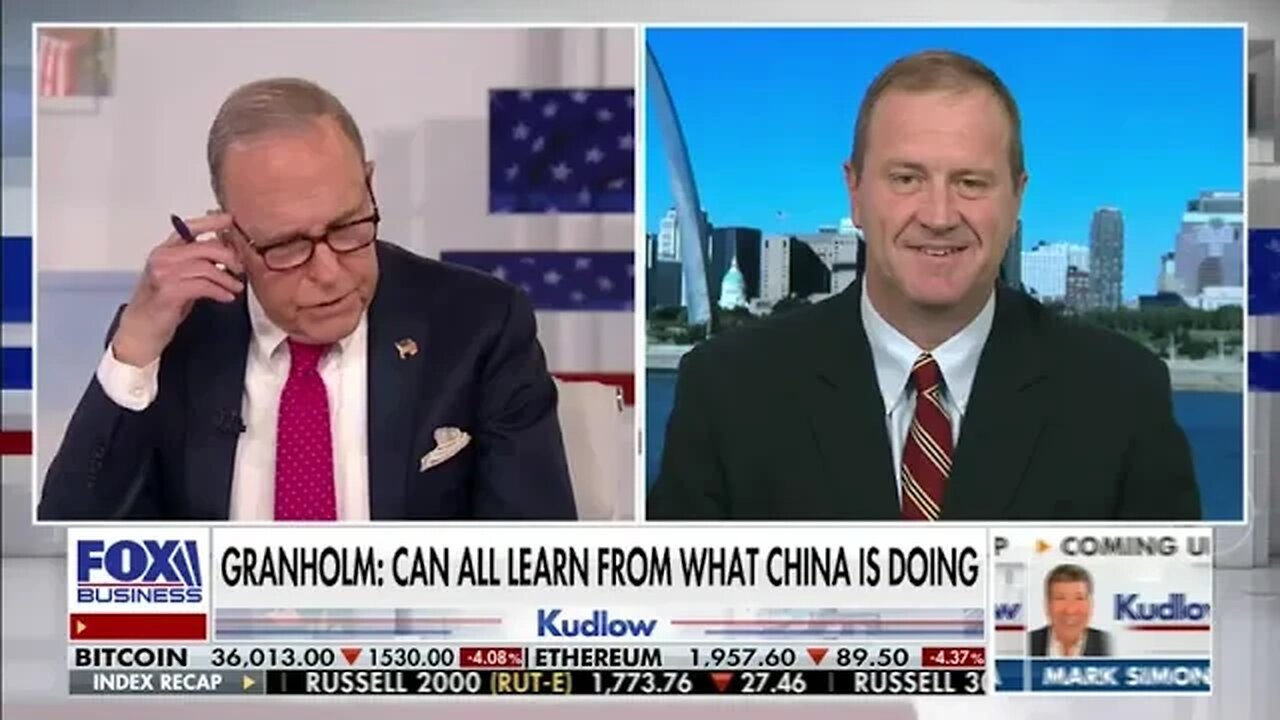 Senator Schmitt joins @FoxBusiness to talk about Biden's Appeasement to China