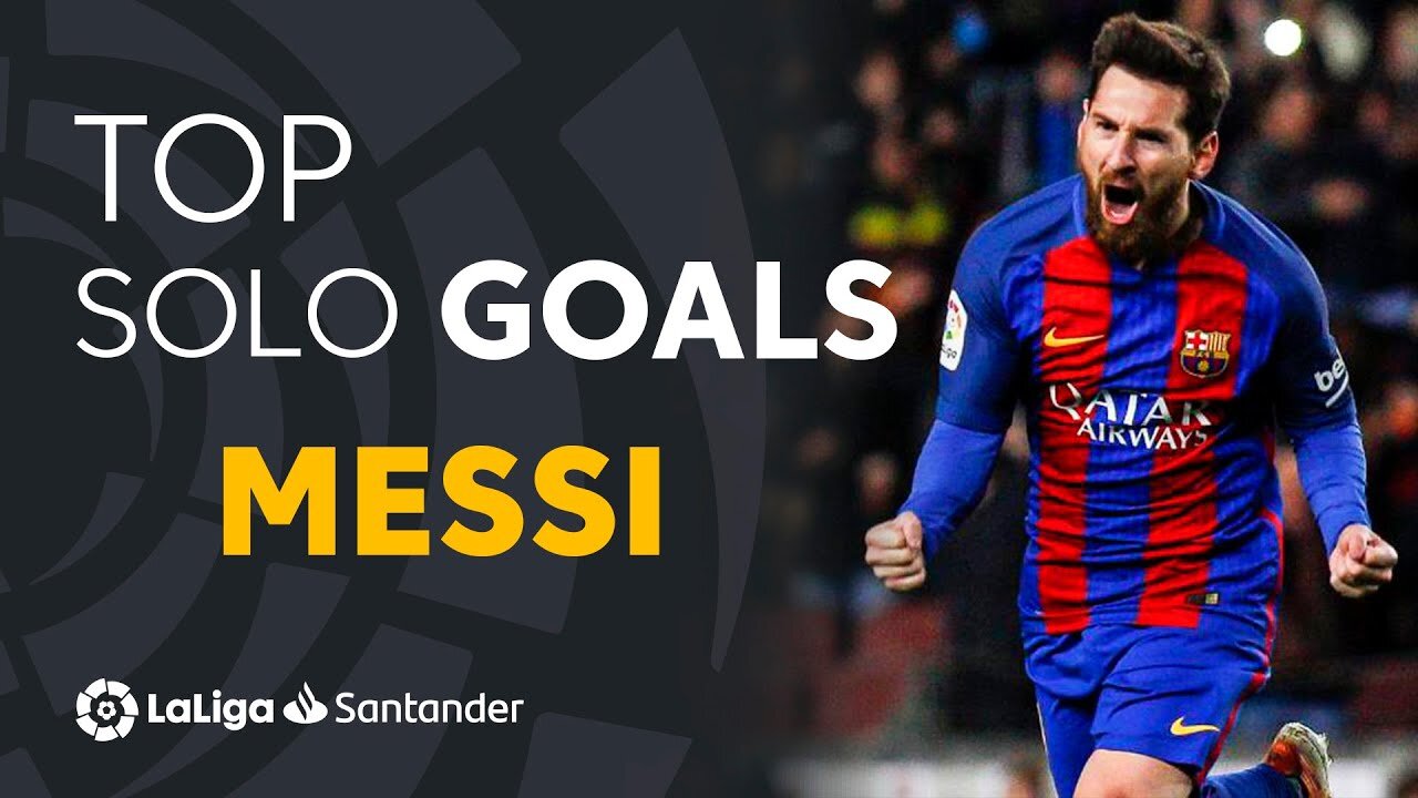 TOP 25 GOLES DE JUGADA INDIVIDUAL Lionel Messi LaLiga Santander