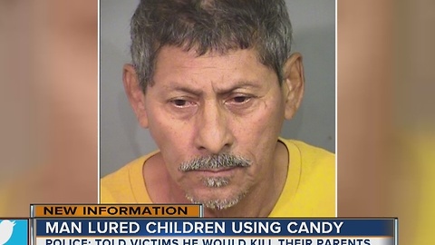 Disturbing details released about man who allegedly lured girls with candy