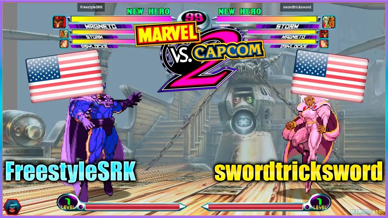 Marvel Vs. Capcom 2 New Age of Heroes (FreestyleSRK Vs. swordtricksword) [U.S.A. Vs. U.S.A.]