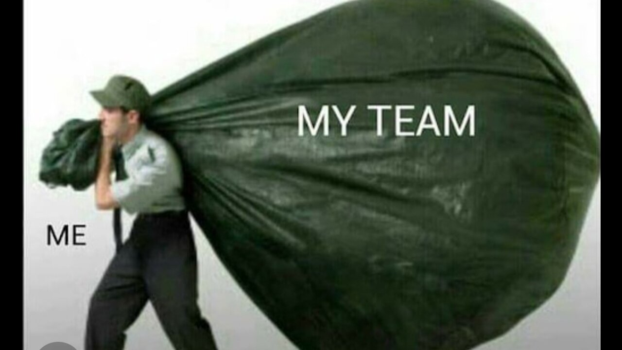 I CARRY THIS TEAM ON MY BACK