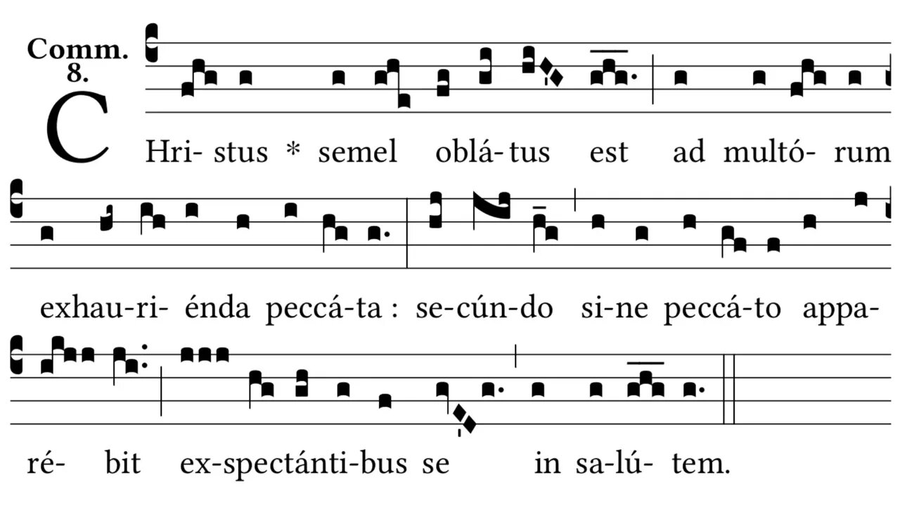 Christus semel - Communion for the Most Precious Blood