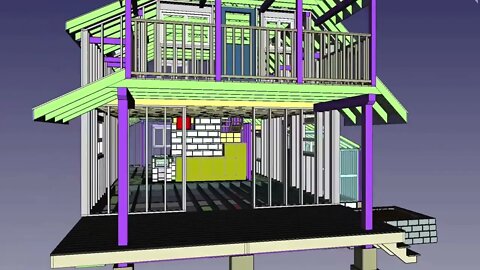 FreeCAD: Off-Grid House X-04