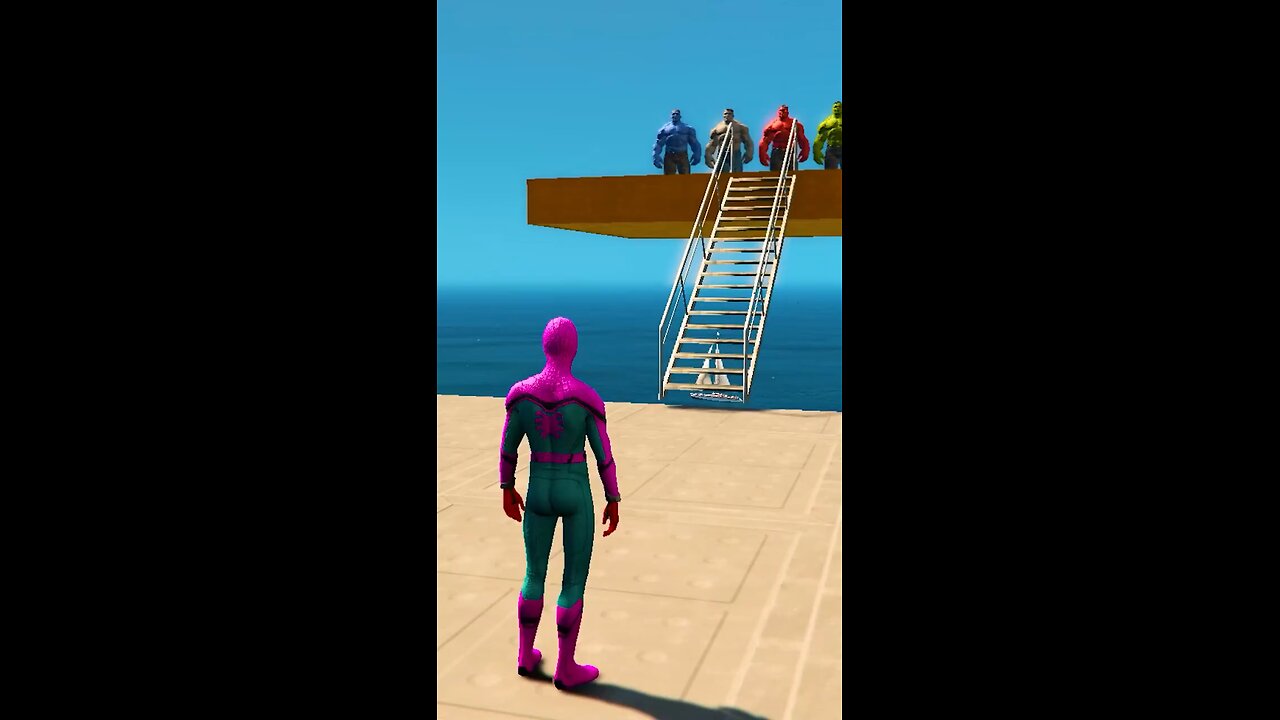 GTA 5 Epic Water Ragdolls Spiderman | Jumps/Fails #GTAV #games #gta5pc #gta5clips #gta5_funny