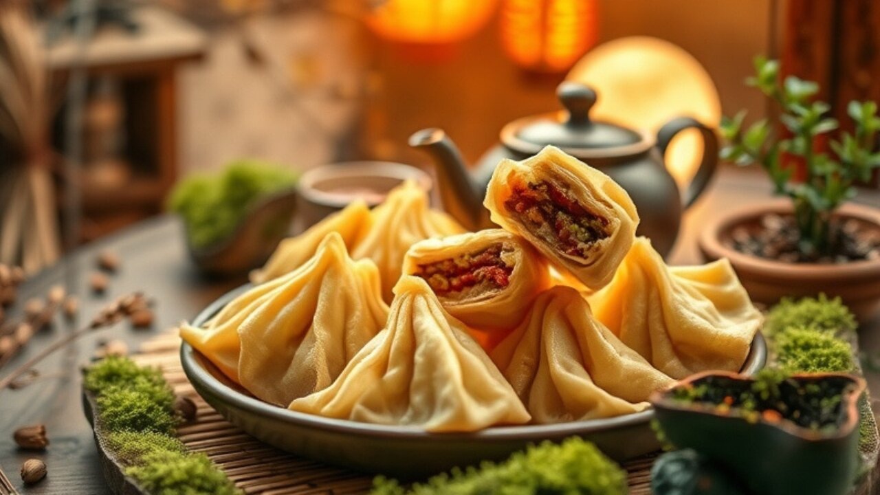 Make Chaoshan traditional crispy dumplings for Mid-Autumn Festival