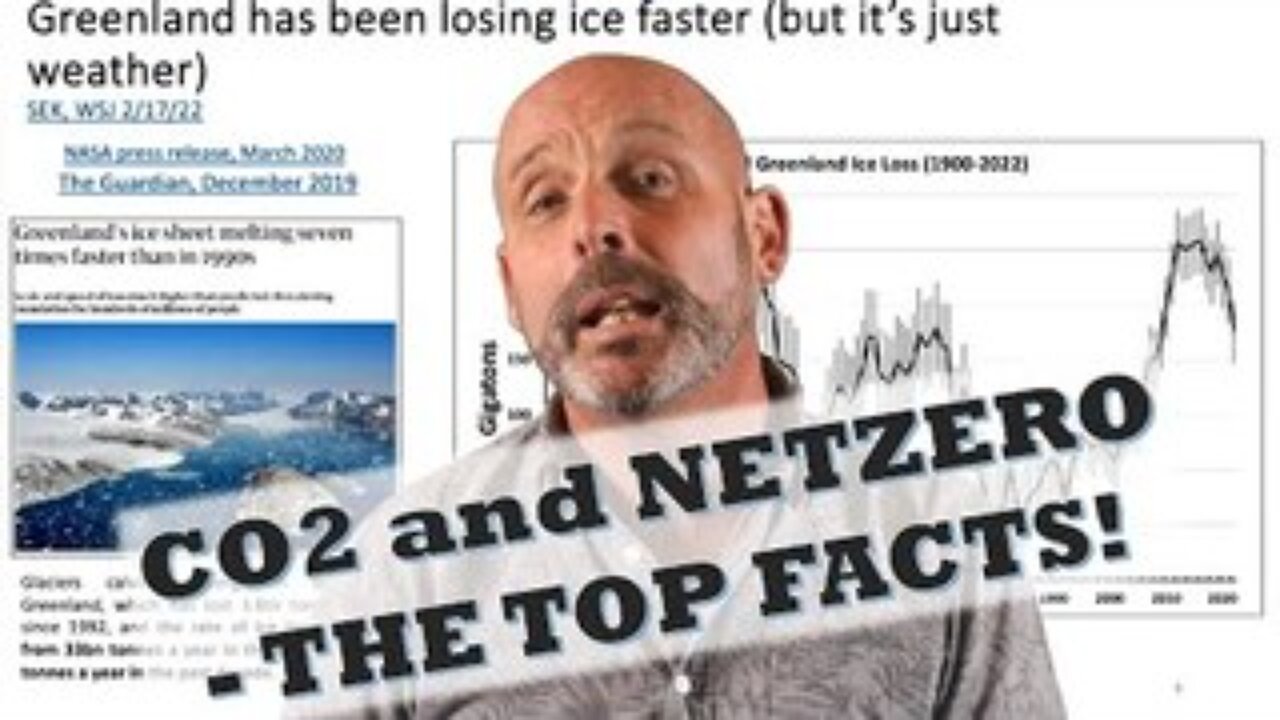 TOP FACTS on CO2 and Net Zero - Prof Steven Koonin Reveals All!