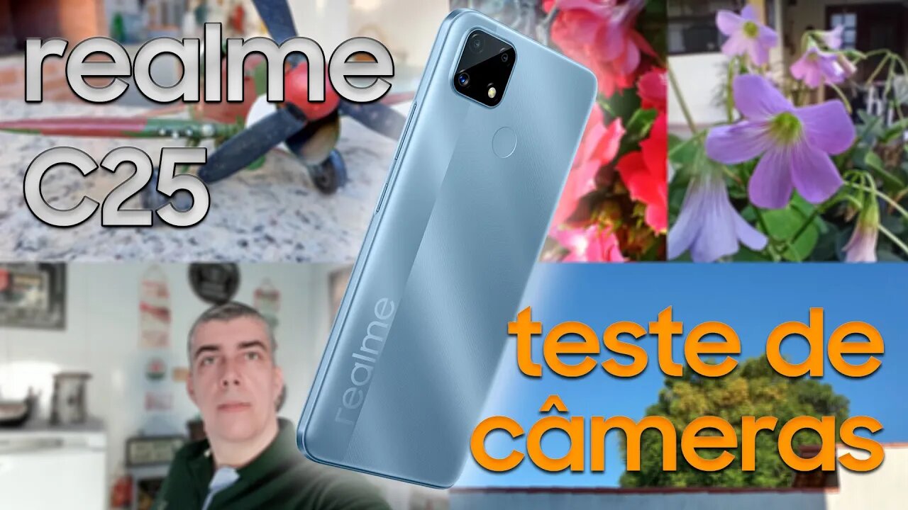 realme C25 - Teste de câmeras