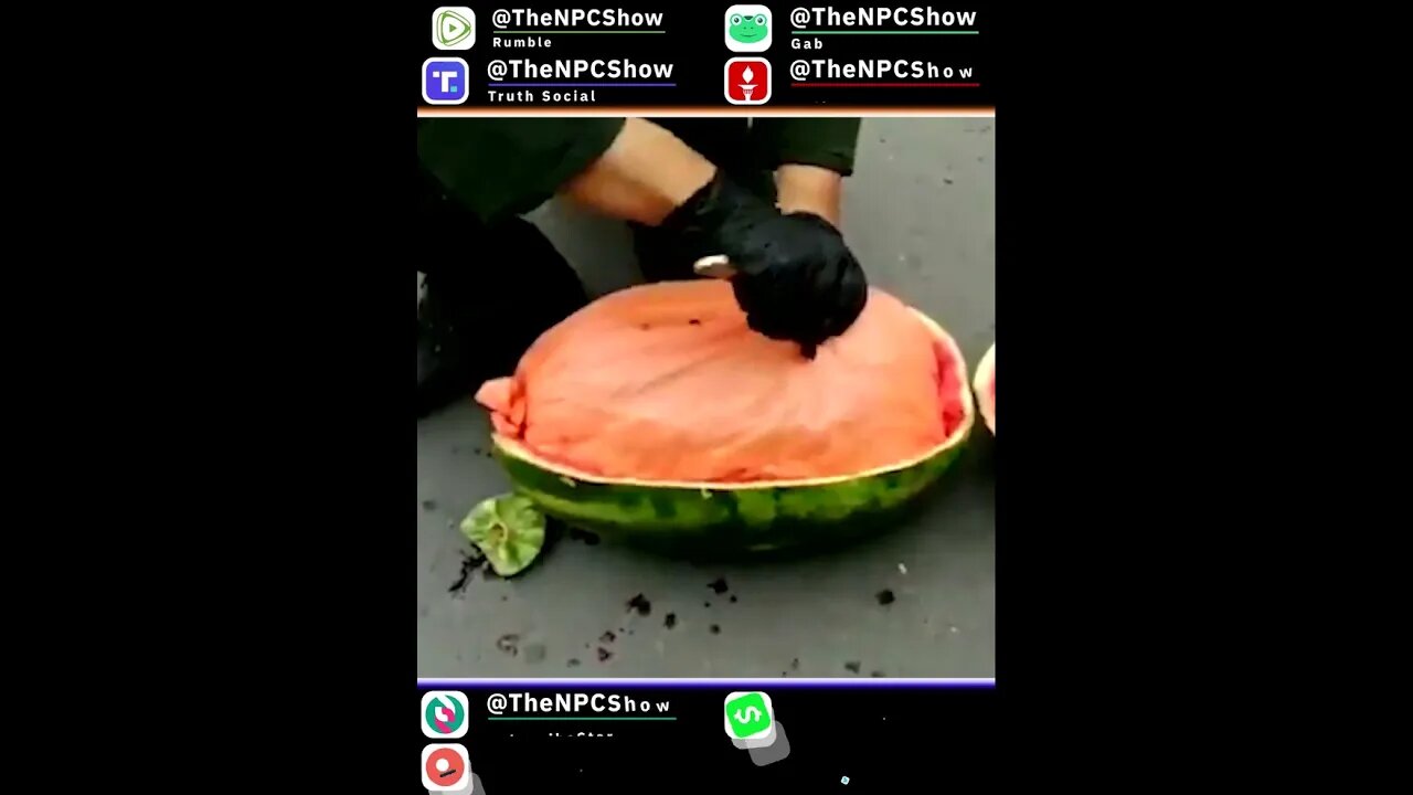 Smugglers Glue Shut Watermelons Stuffed With Pot 🟠⚪🟣 NPC Crime