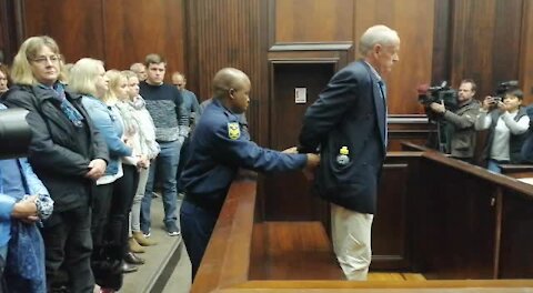 SOUTH AFRICA - Cape Town - Rob Packham Judgement Guilty (Video) (CHz)