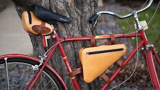 Leather Bike Bags (1 of 2 Seat Bag)