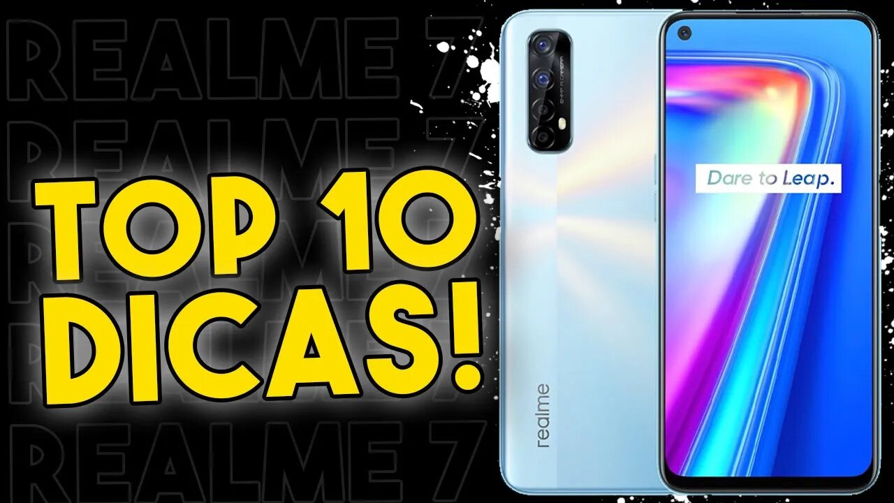 TOP 10 DICAS E TRUQUES para o Realme 7 que você PRECISA SABER!