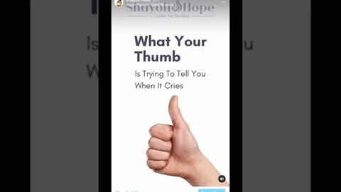 What Does It Mean When Your Thumb Suddenly Hurts?