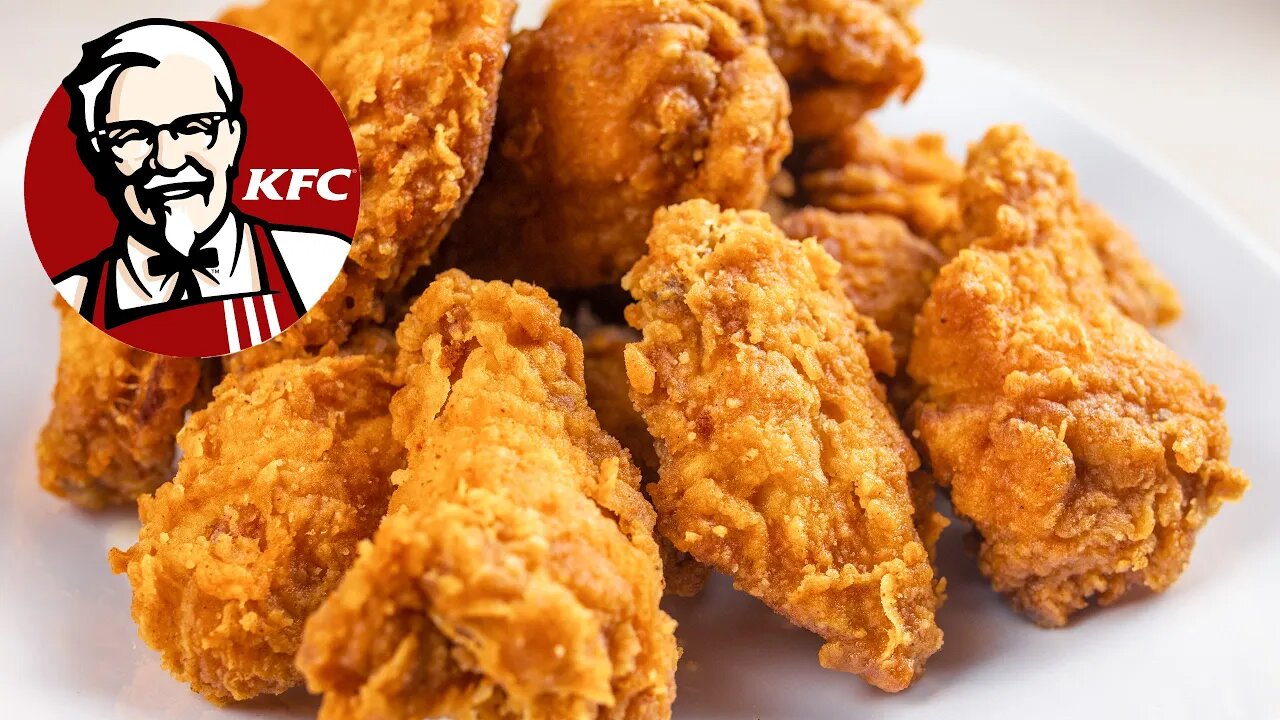 SECRET KFC CHICKEN RECIPE. How to make homemade KFC hot chicken wings