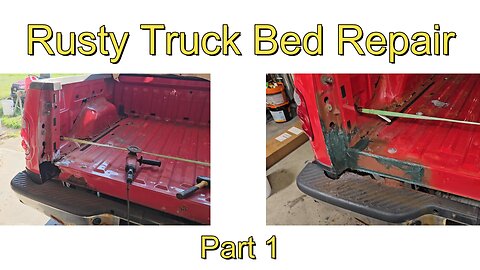 Low Buck Truck Project: How to REPAIR a RUSTY Truck Bed Part 1 #rusty #junk