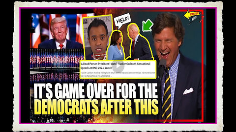 HE SNAPPED! - TUCKER CARLSON DELIVERS A MESSAGE THE MEDIA DOESN'T WANT YOU TO HEAR (VIVEK SPEAKS)