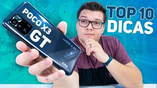 Poco X3 GT - TOP 10 DICAS & TRUQUES PARA DEIXAR O POCO AINDA MELHOR!