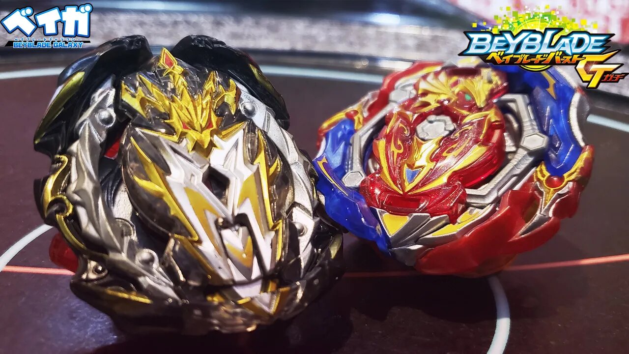 PRIME αPOCALYPSE .0D.Ul' vs UNION ACHILLES .Cn.Xt+ RETSU (especial GT) - Beyblade Burst ベイブレードバースト