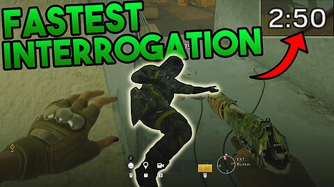 FASTEST Interrogation!! - Rainbow Six Siege Gameplay