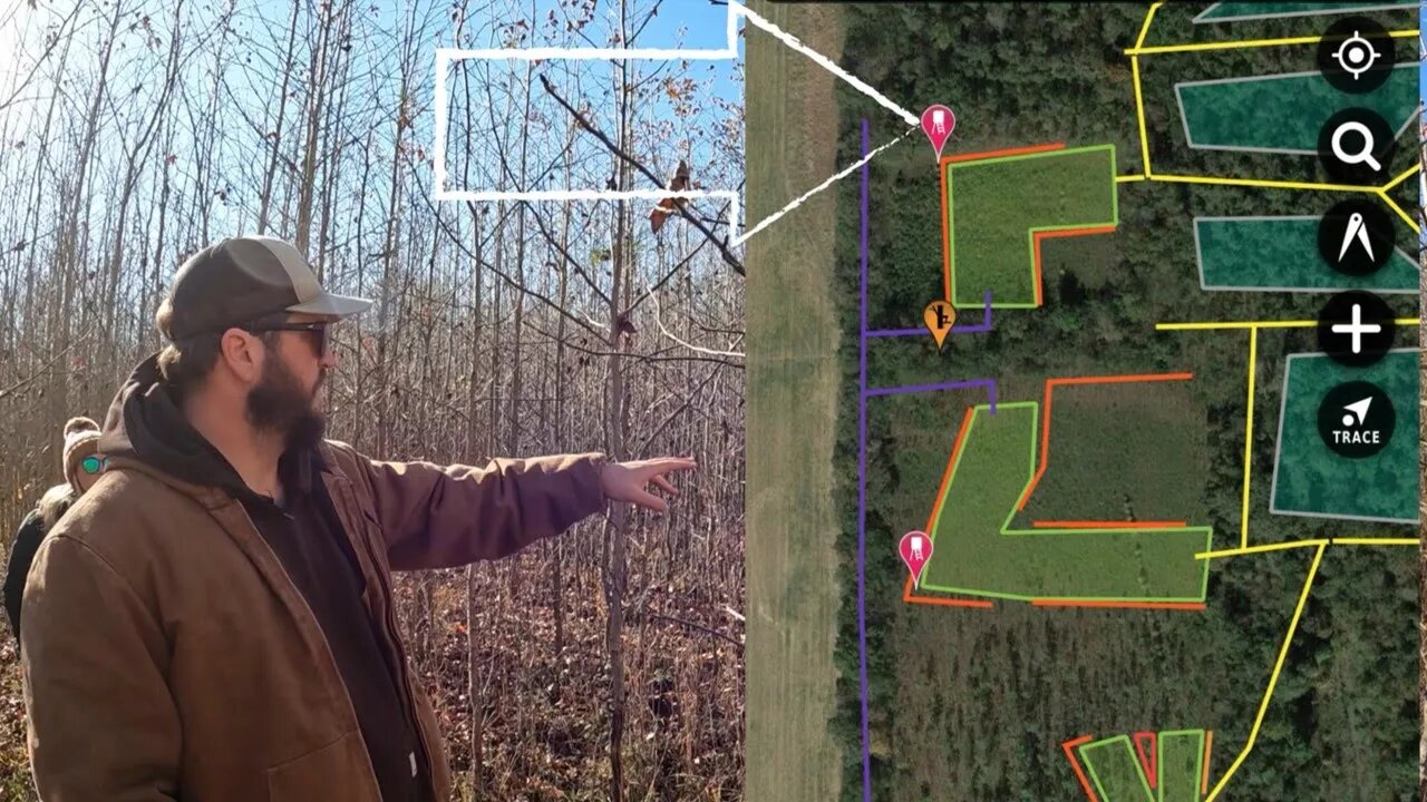 Our next complete land clearing, food plot, trail system, cabin site & land clearing project!