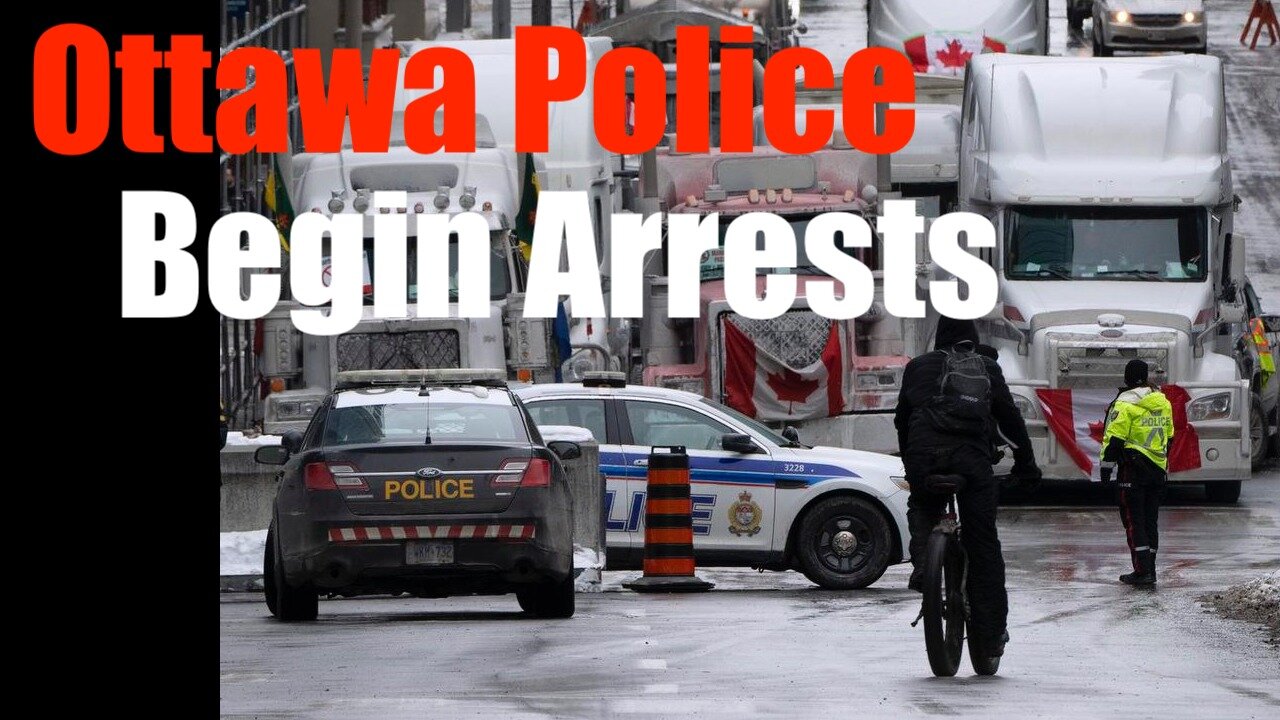 #Ottawa Police Go Fascist -- Ticket + Arrest Those Supporting Freedom Convoy