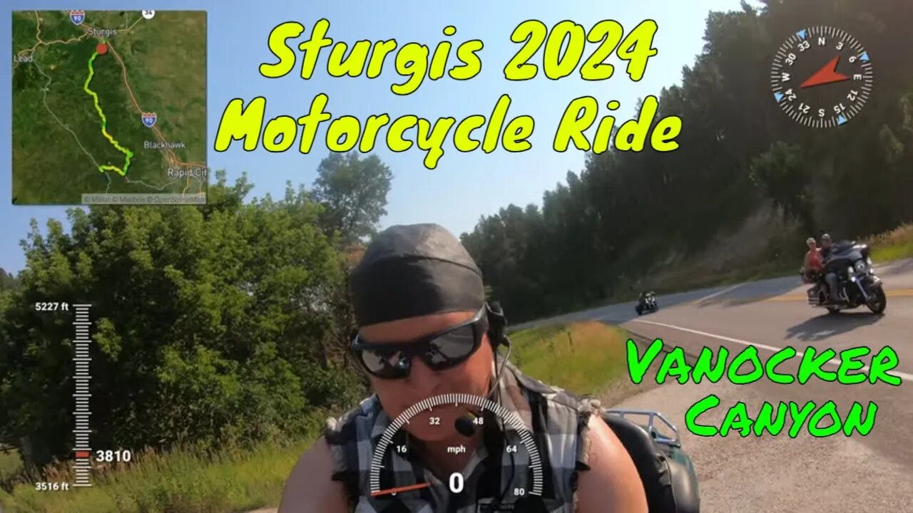 Sturgis 2024 Vanocker Canyon Motorcycle Ride