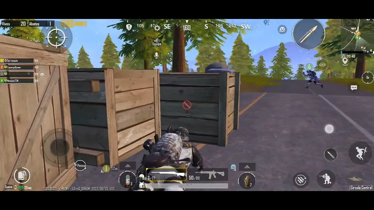 Rumo ao Dominador Craque, jogando PUBG mobile, várias plays até chegar a conquista. 🥴👍🏾(1)