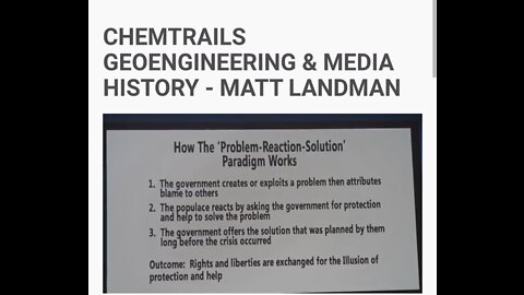 CHEMTRAILS, GEOENGINEERING & MORE WITH MATT LANDMAN