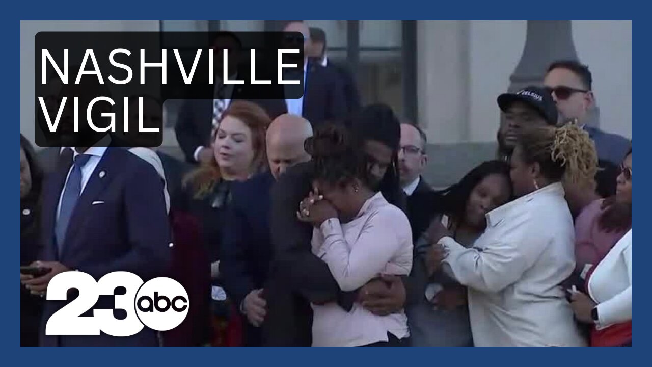 Vigil held for victims of school shooting in Nashville school shooting