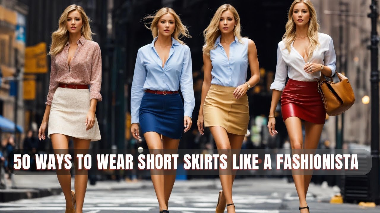 50 Ways To Wear Short Skirts Like A Fashionista! || Fashion Trends