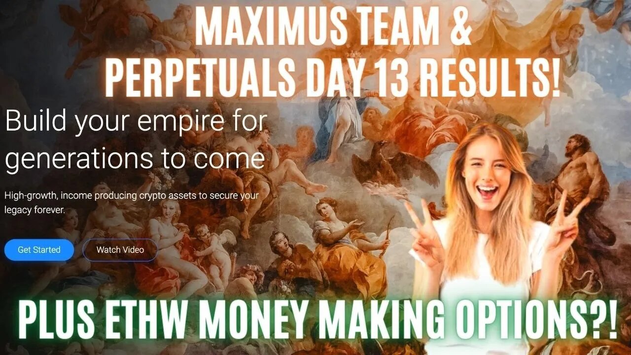 Maximus TEAM & Perpetuals Day 13 Results! Plus EthW Money Making Options?!