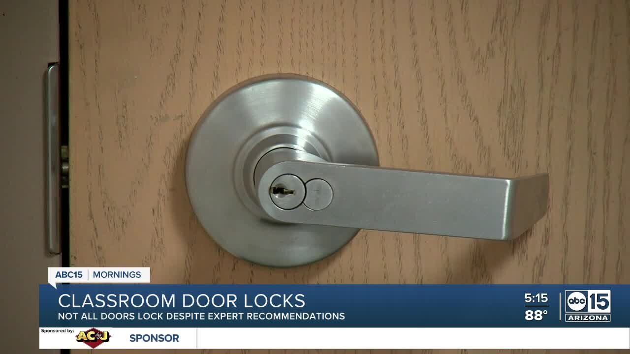 One in four classroom doors in the U.S. are missing a security feature recommended by experts