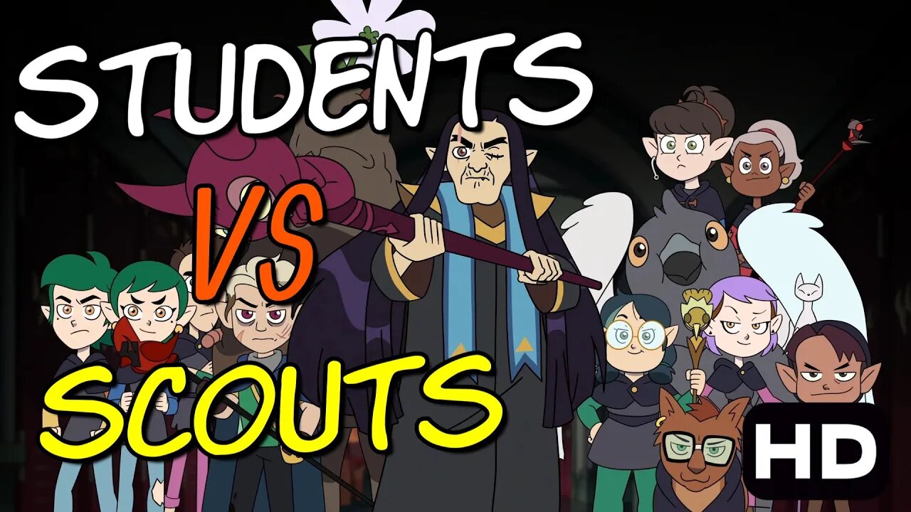 The Owl House | Students VS Scouts | S02E18 | Clip