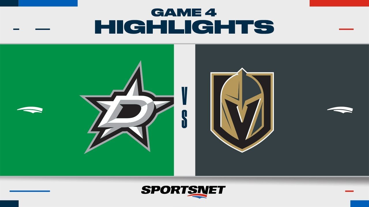 NHL Game 4 Highlights Stars vs. Golden Knights - April 29, 2024