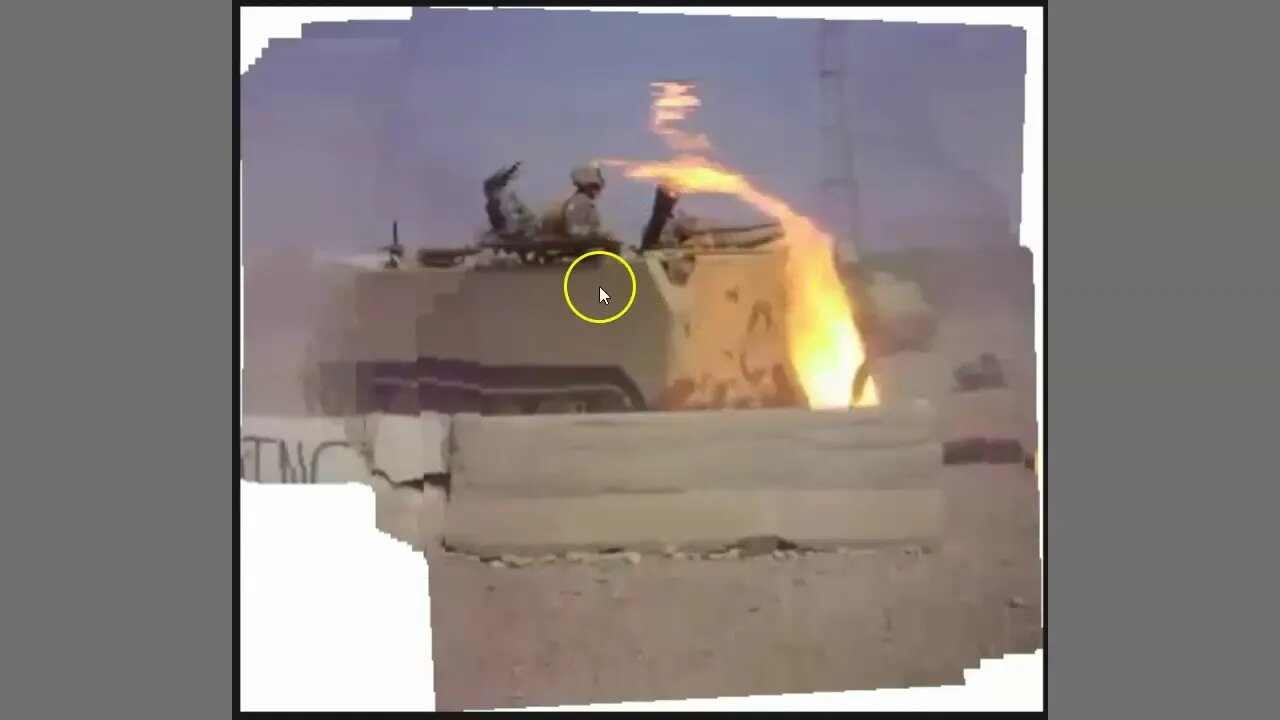 Maybe An 81mm Mortar Misfire? Can Someone Explain What Happened Here