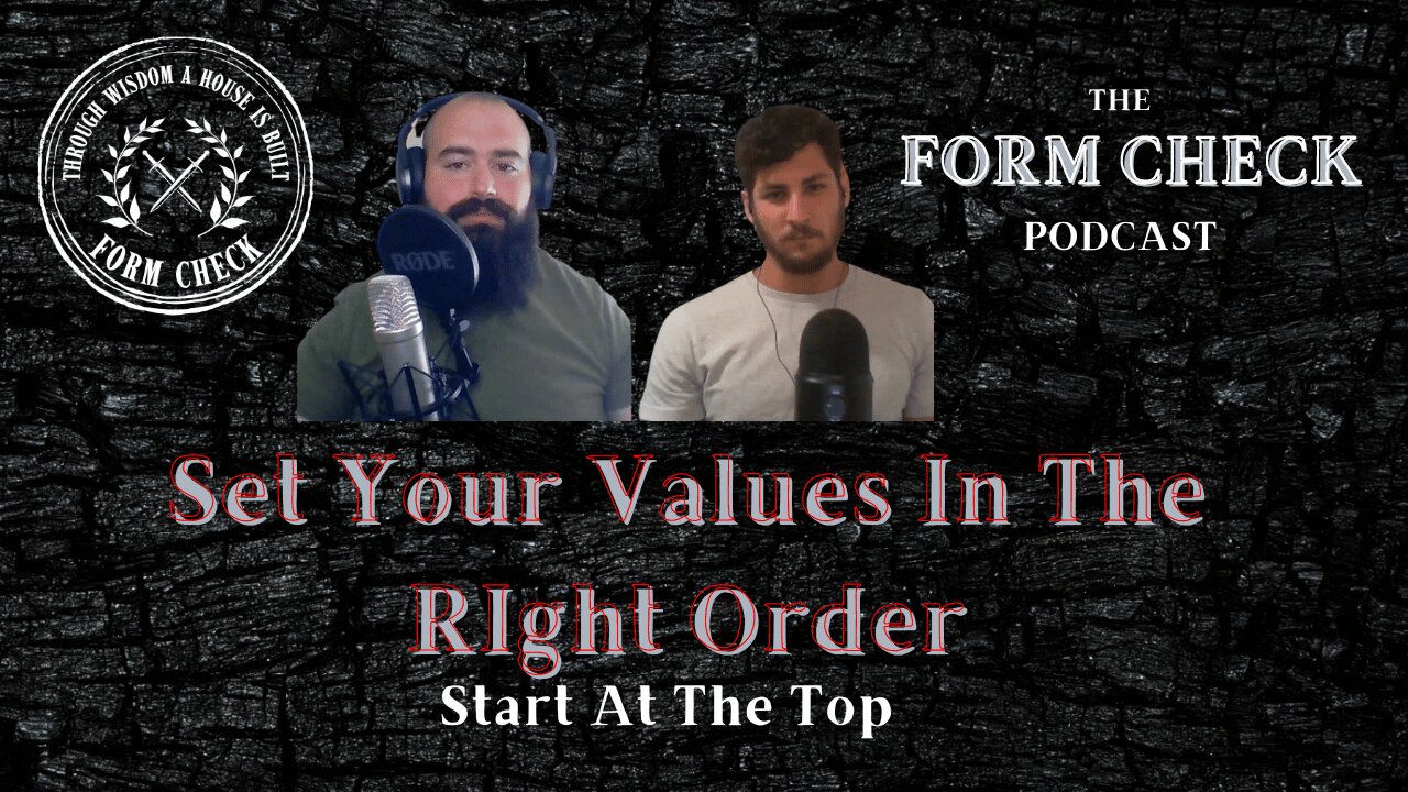 Set You Values In The Right Order - Start At The Top