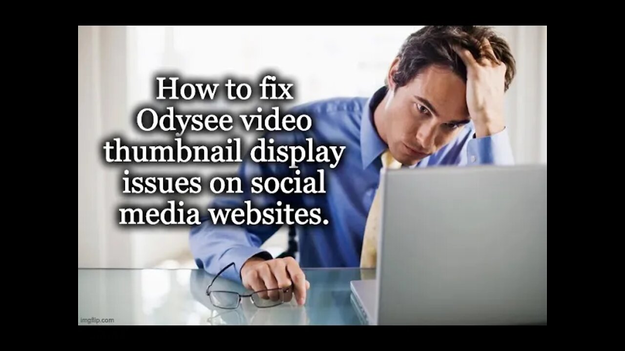 How to Force Odysee Video Thumbnails to Display right on Social Media Sites like MeWe