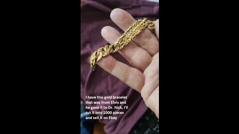 ELVIS BRACELET DESTROYED