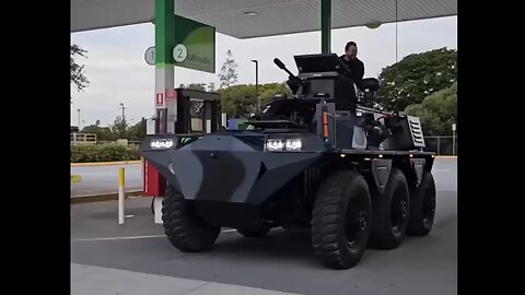 The Ultimate Post-Apocalyptic High Tech Armored Vehicle