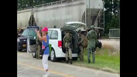 Were military troops sent to the TRUMP Rally in Ohio by the Biden Administration? And if so, WHY?