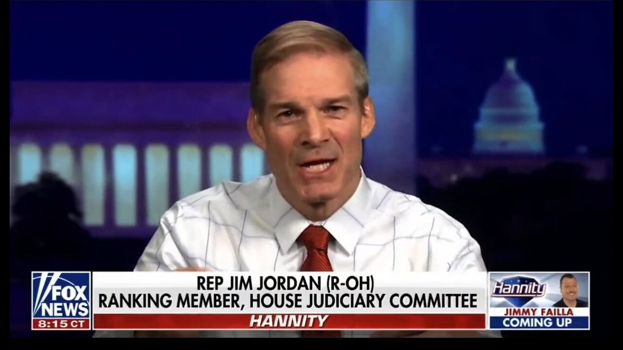 Rep Jordan: Was Jim Baker The Democrats Insurance Policy To Stop Trump?