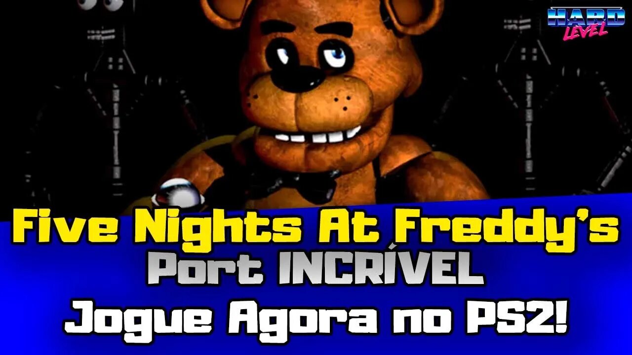 Five Nights at Freddy's NO PS2??? SIM! Port INCRÍVEL! Jogue agora! FNAF no Playstation 2!