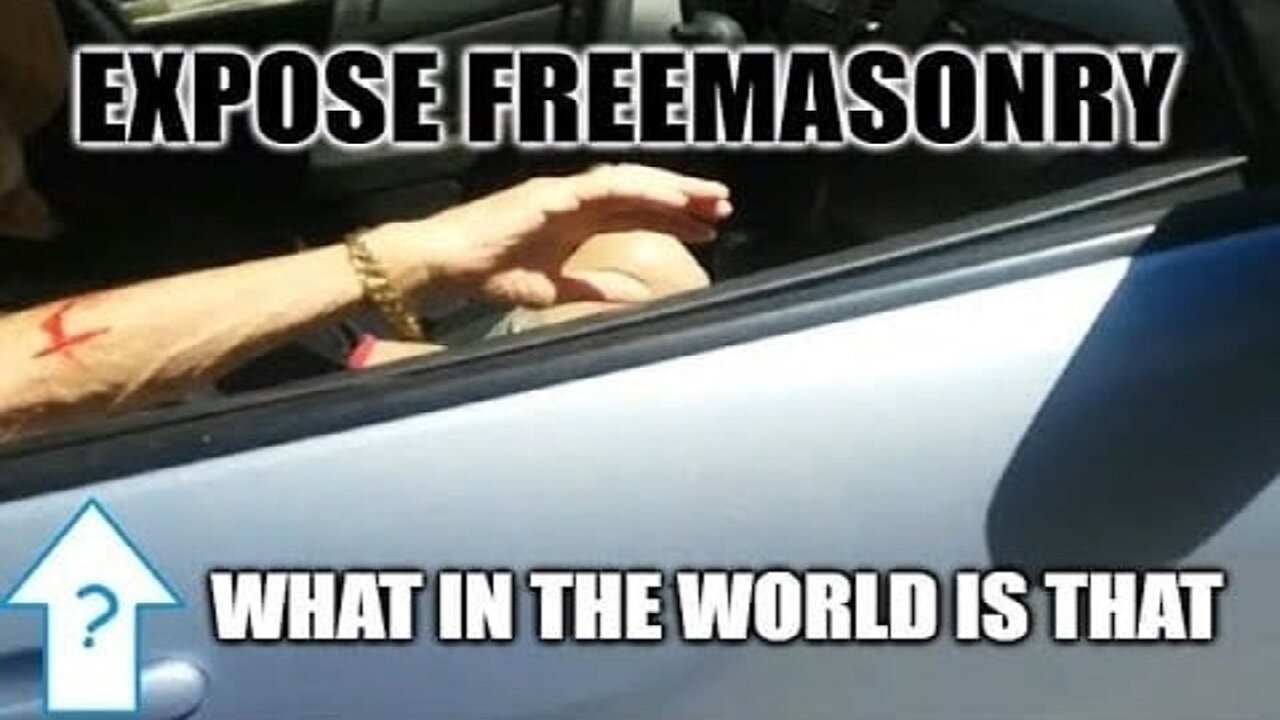 This Freemasons Arm Bled In An Upside Down Cross When I Witnessed To Him (RE-POST)
