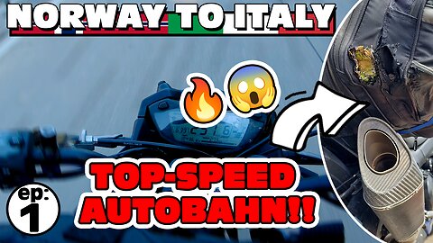 Norway to Italy on Motorcycle! LET'S GO! 🔥🔥 Episode 1