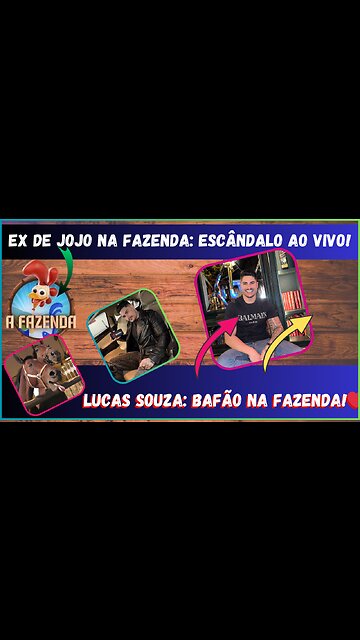 Ex de #jojotodynho, #LucasSouza, no #realityshow, #afazenda15, #escândalo carbonetou muito ao Vivo!.