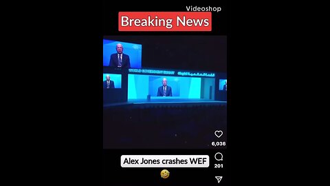 Alex Jones crashes WEF