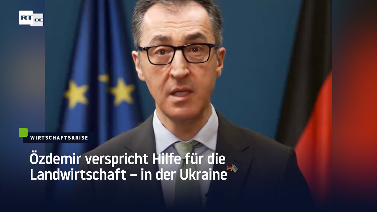 Özdemir verspricht Hilfe für die Landwirtschaft – in der Ukraine