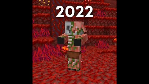 Minecraft in 2012 vs 2023