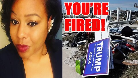 FEMA FIRES supervisor who DENIED help to Trump voters after Hurricane Milton!