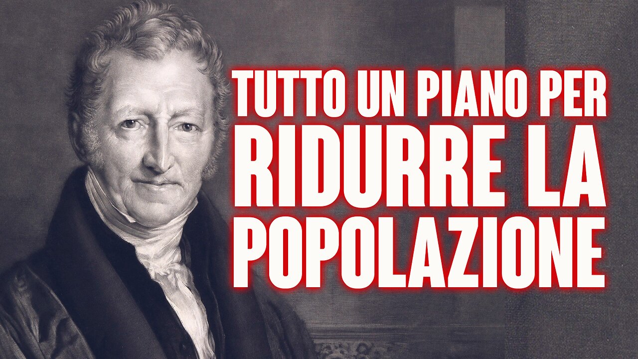 Fa parte tutto di un piano per ridurre la popolazione.